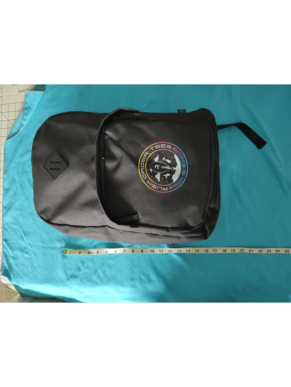 Leeds New Black Commuter Backpack – RushOrderTees Promo Edition